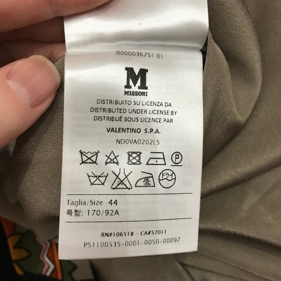 M by Missoni Floral Silk Shift Sleeveless Dress Size 8 - Picture 13 of 14